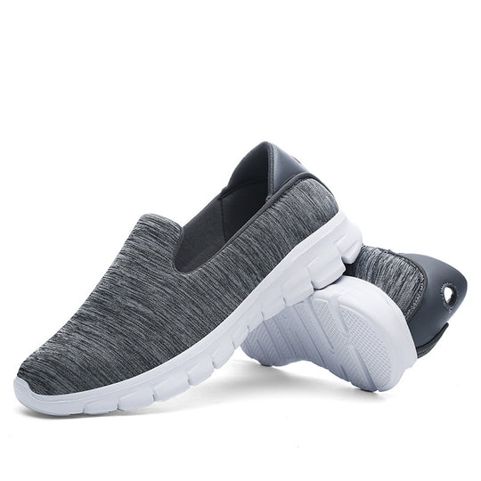 Damen nan leichter Schlupfschuh aus Strickgewebe mit flexibler Dämpfungssohle und gepolstertem Fußbett R&B