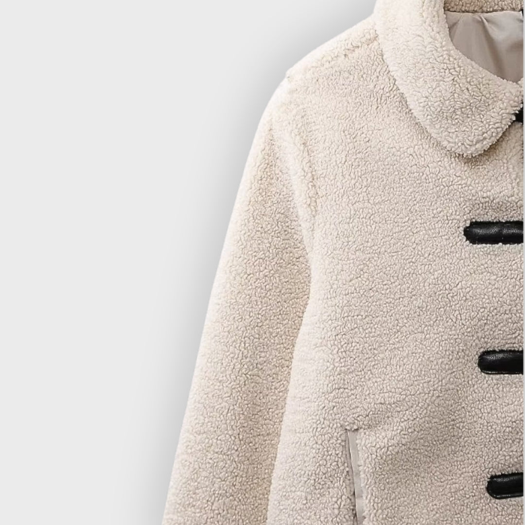 R&B | Gekürzte Fleece Toggle Patch Pocket Jacke