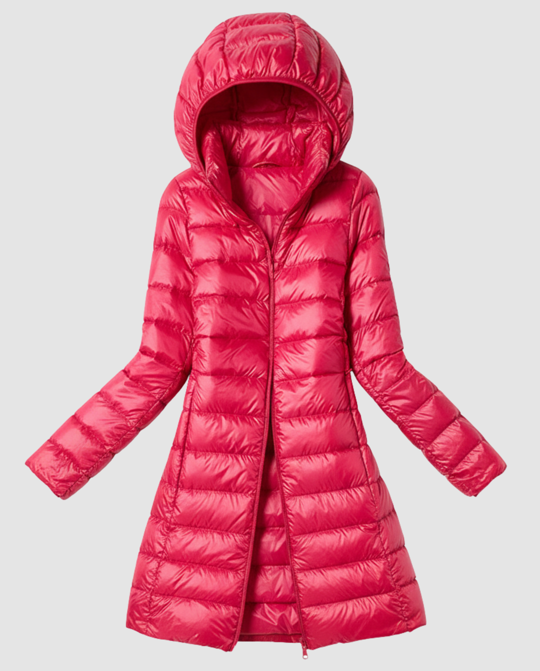 Damen Ultraleichte Daunenjacke mit Kapuze | R&B