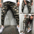 Herren Cargohose mit modernem Camouflage-Muster R&B