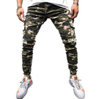 Herren Cargohose mit modernem Camouflage-Muster R&B