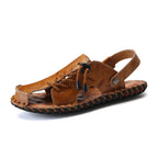 Herren Leder-Sandalen mit robustem Schnellschnürsystem R&B
