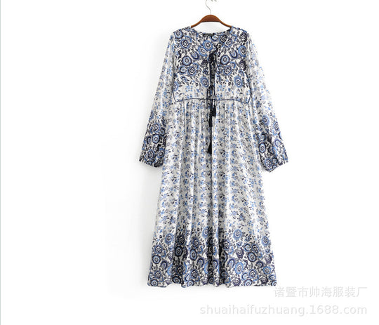 R&B | Kleid mit böhmischem Print
