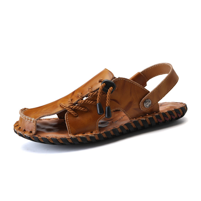 Herren Leder-Sandalen mit robustem Schnellschnürsystem R&B
