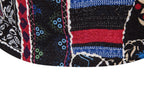 Herren Kurzarmhemd mit buntem Patchwork-Muster