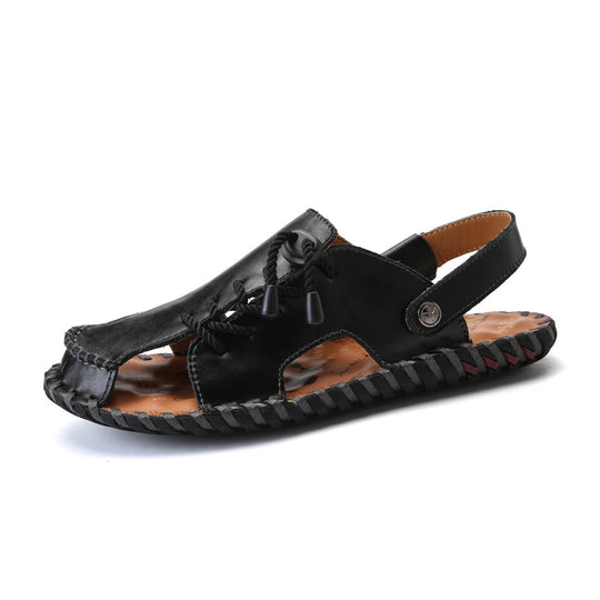 Herren Leder-Sandalen mit robustem Schnellschnürsystem R&B