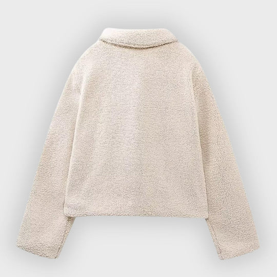 R&B | Gekürzte Fleece Toggle Patch Pocket Jacke