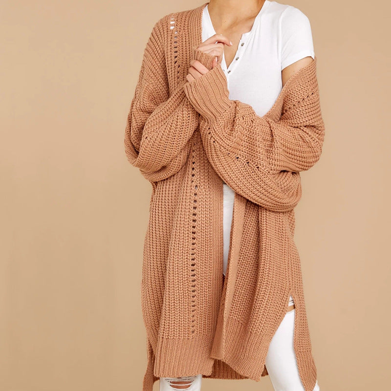 Damen Oversized Strickpullover mit modernen Details R&B