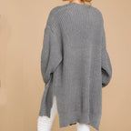 Damen Oversized Strickpullover mit modernen Details R&B