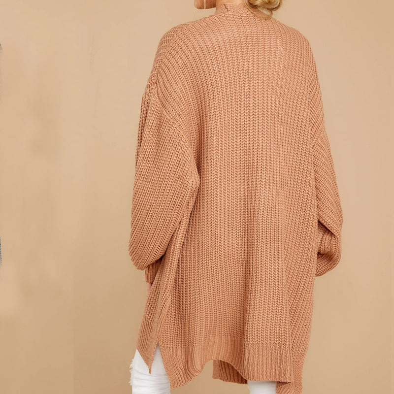 Damen Oversized Strickpullover mit modernen Details R&B