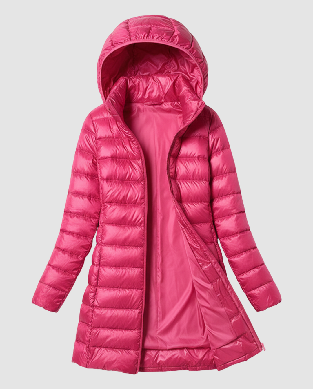 Damen Ultraleichte Daunenjacke mit Kapuze | R&B