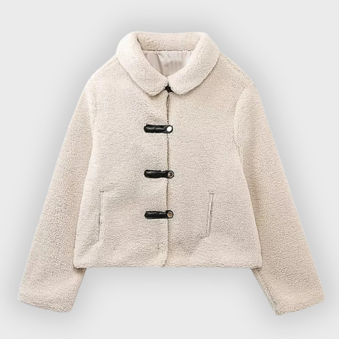 R&B | Gekürzte Fleece Toggle Patch Pocket Jacke