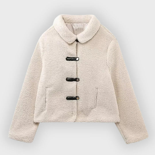 R&B | Gekürzte Fleece Toggle Patch Pocket Jacke