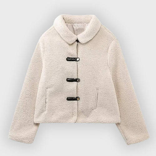 R&B | Gekürzte Fleece Toggle Patch Pocket Jacke