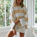 Damen lässiger Strickpullover R&B