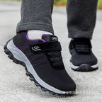 Damen Sportliche Trail-Laufschuhe mit rutschfestem Profil und elastischem Klettverschluss R&B