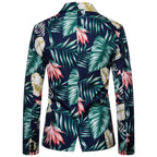 Damen Blazer mit floralem Design und modernem Schnitt
