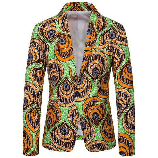 Damen Blazer mit einzigartigem afrikanischem Muster R&B