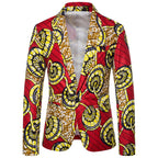 Damen Blazer aus hochwertigem Stoff mit einzigartigem afrikanischem Muster und elegantem Schnitt