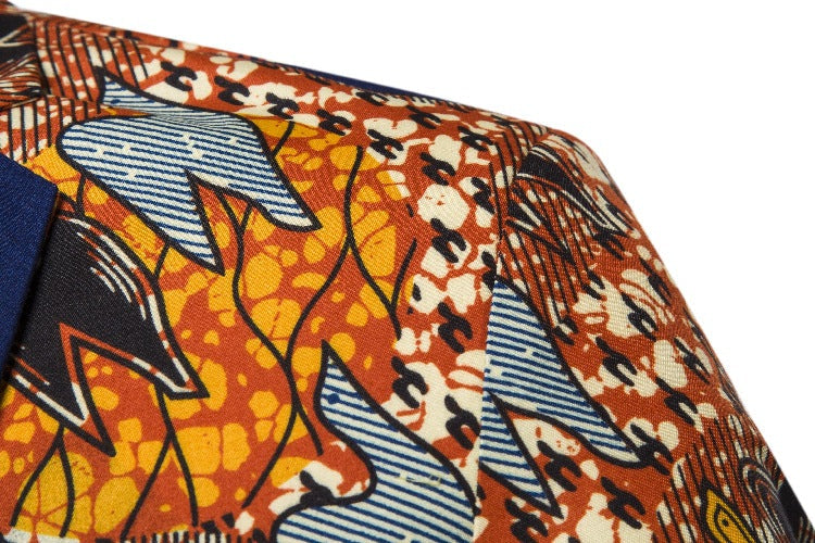 Damen Blazer im afrikanischen Muster