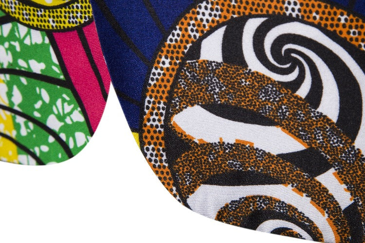 Damen Blazer im kreativen Afrika-Design mit eleganten Details