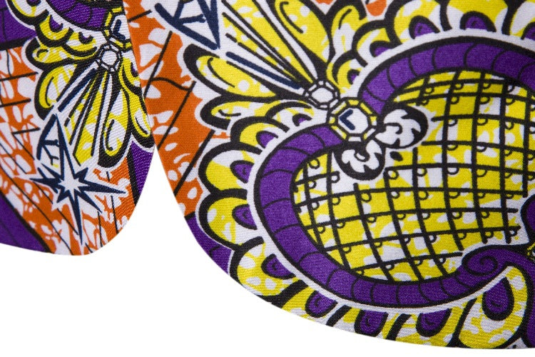 Damen Blazer mit auffälligem afrikanischem Print und eleganter Passform