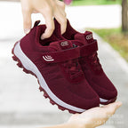 Damen Sportliche Trail-Laufschuhe mit rutschfestem Profil und elastischem Klettverschluss R&B