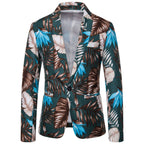 Damen Blazer im modernen botanischen Design