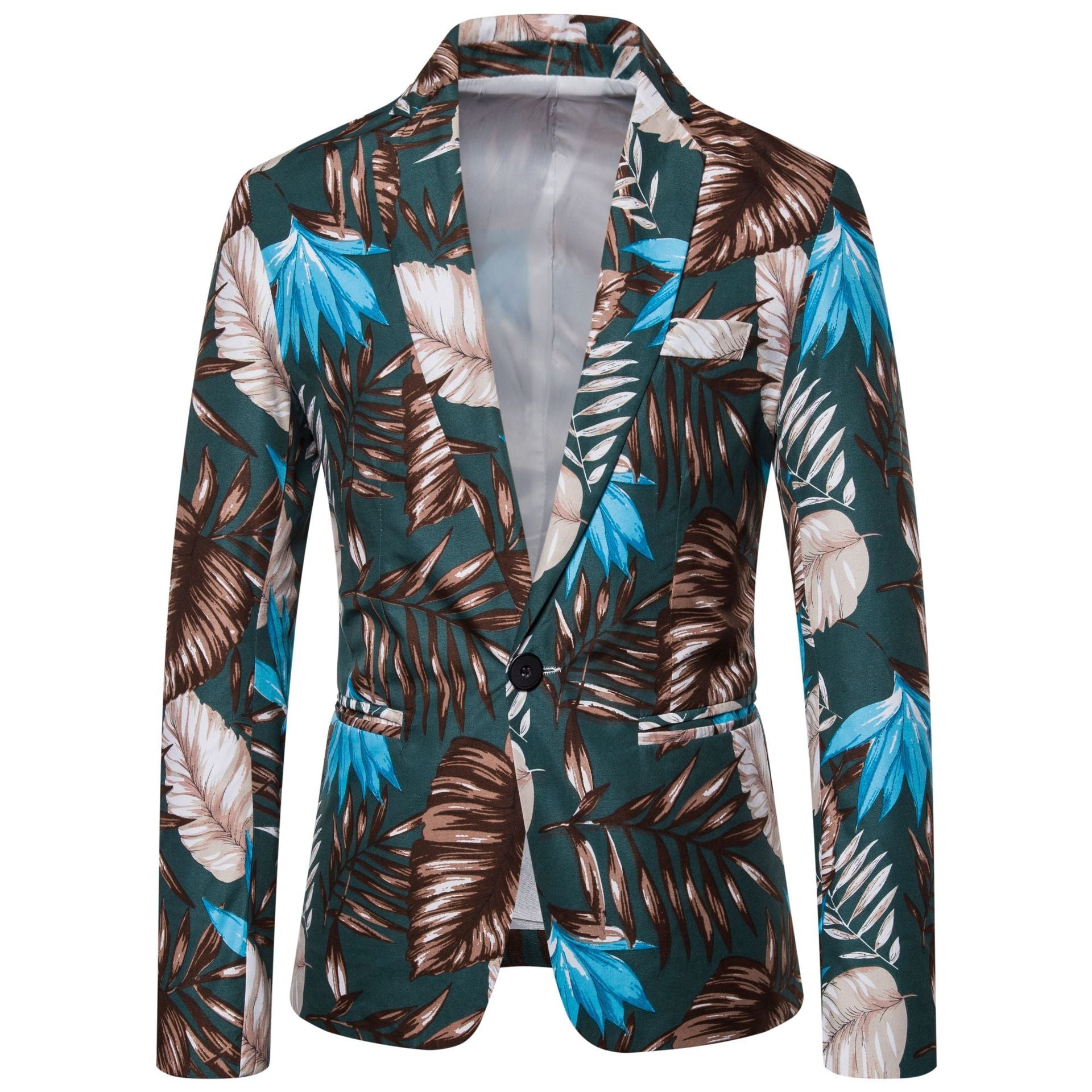 Damen Blazer im modernen botanischen Design