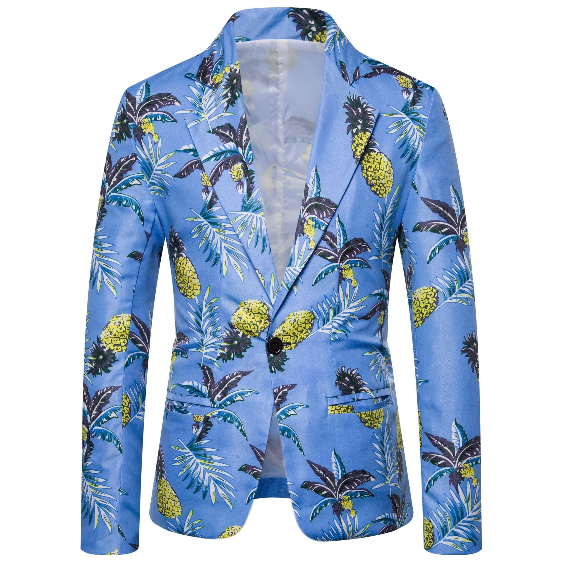 Damen modischer Blazer mit exotischem Ananas-Design und atmungsaktivem Stoff