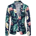 Damen Blazer mit floralem Design und modernem Schnitt