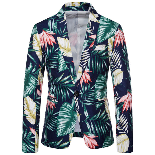 Damen Blazer mit floralem Design und modernem Schnitt R&B