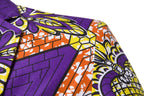 Damen Blazer mit auffälligem afrikanischem Print und eleganter Passform