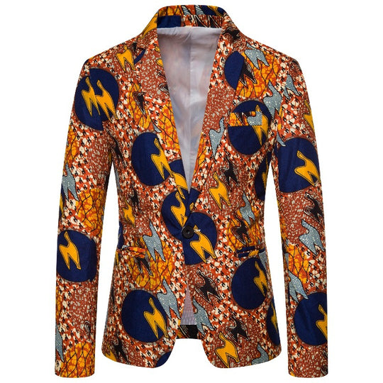 Damen Blazer im afrikanischen Muster R&B