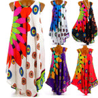 Damen Sommerliches Maxikleid mit floralem Design R&B