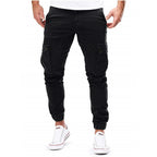 Herren Cargo-Hose mit elastischen Bündchen und multifunktionalen Taschen