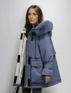 R&B | Winter Parka mit veganem Pelz für Damen umweltfreundliche Materialien