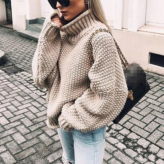 R&B | Pullover mit halbhohem Kragen