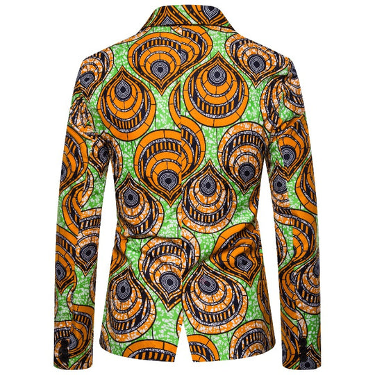 Damen Blazer mit einzigartigem afrikanischem Muster R&B