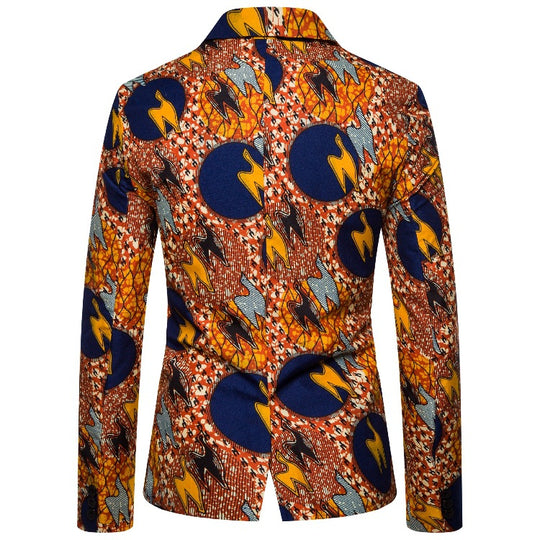 Damen Blazer im afrikanischen Muster R&B