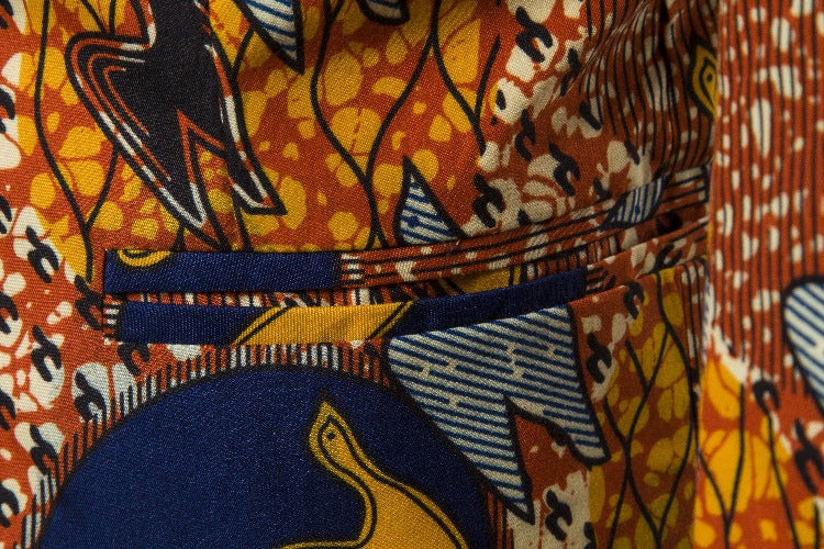 Damen Blazer im afrikanischen Muster