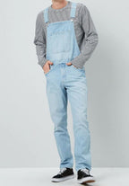 Herren Lässige Jeans-Trägerhose R&B