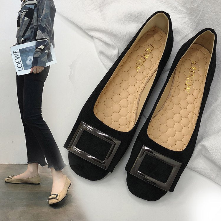 Damen Ballerinas mit elegantem Schmuckdetail R&B
