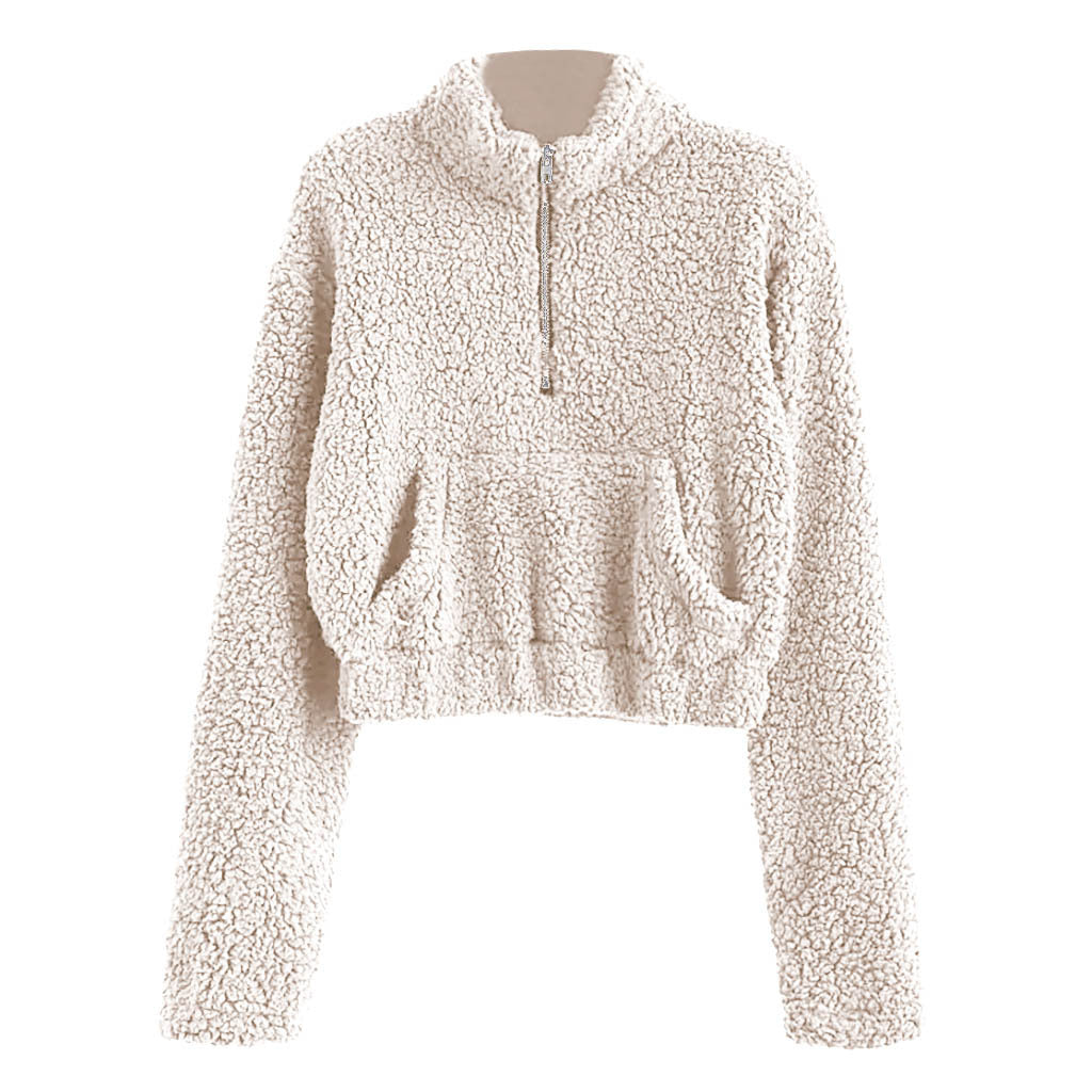 Damen Kuscheliger Stepp-Hoodie mit Reißverschluss und praktischen Taschen R&B
