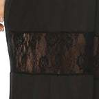 Damen Maxikleid mit Spitzenakzenten R&B