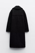 R&B | Langer Teddymantel für Damen Im Trend
