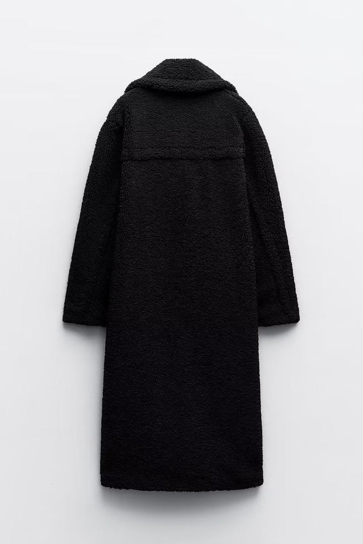 R&B | Langer Teddymantel für Damen Im Trend