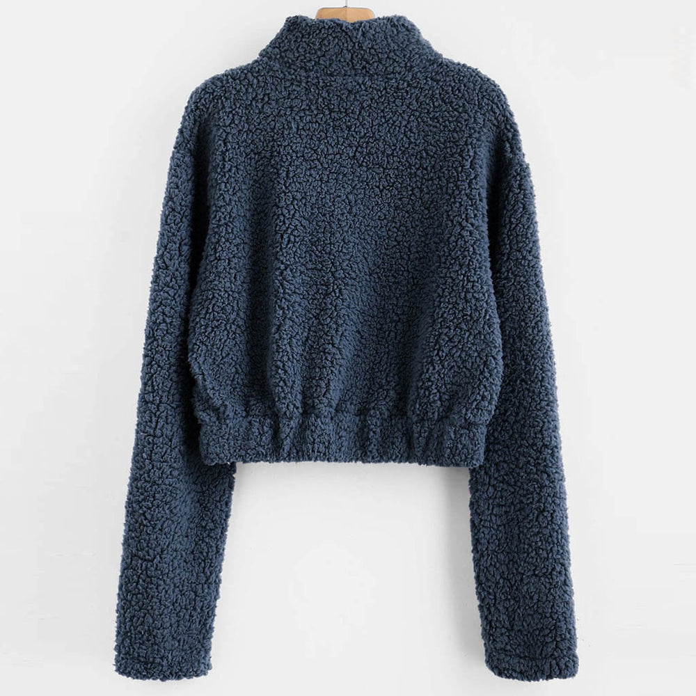 Damen Kuscheliger Stepp-Hoodie mit Reißverschluss und praktischen Taschen R&B