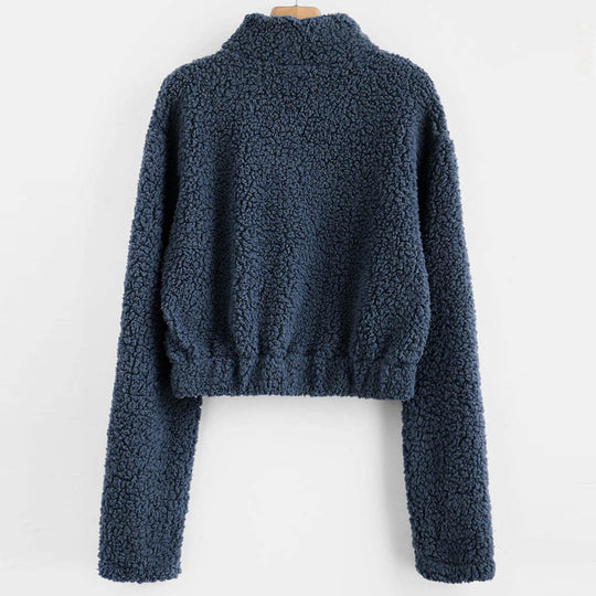 Damen Kuscheliger Stepp-Hoodie mit Reißverschluss und praktischen Taschen R&B