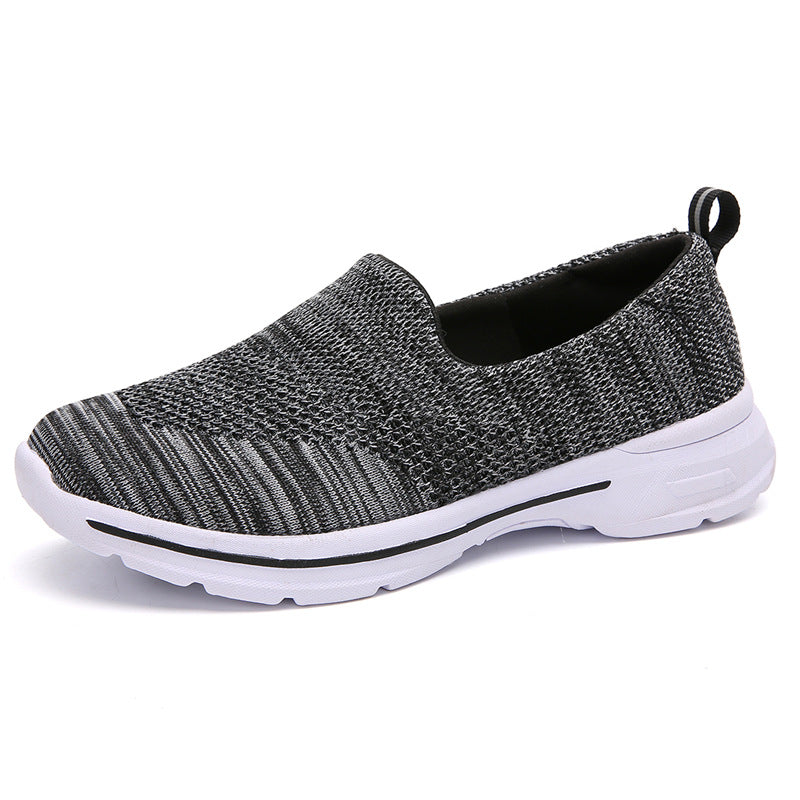 Damen Slip-On Freizeitschuhe mit atmungsaktivem Mesh-Obermaterial R&B